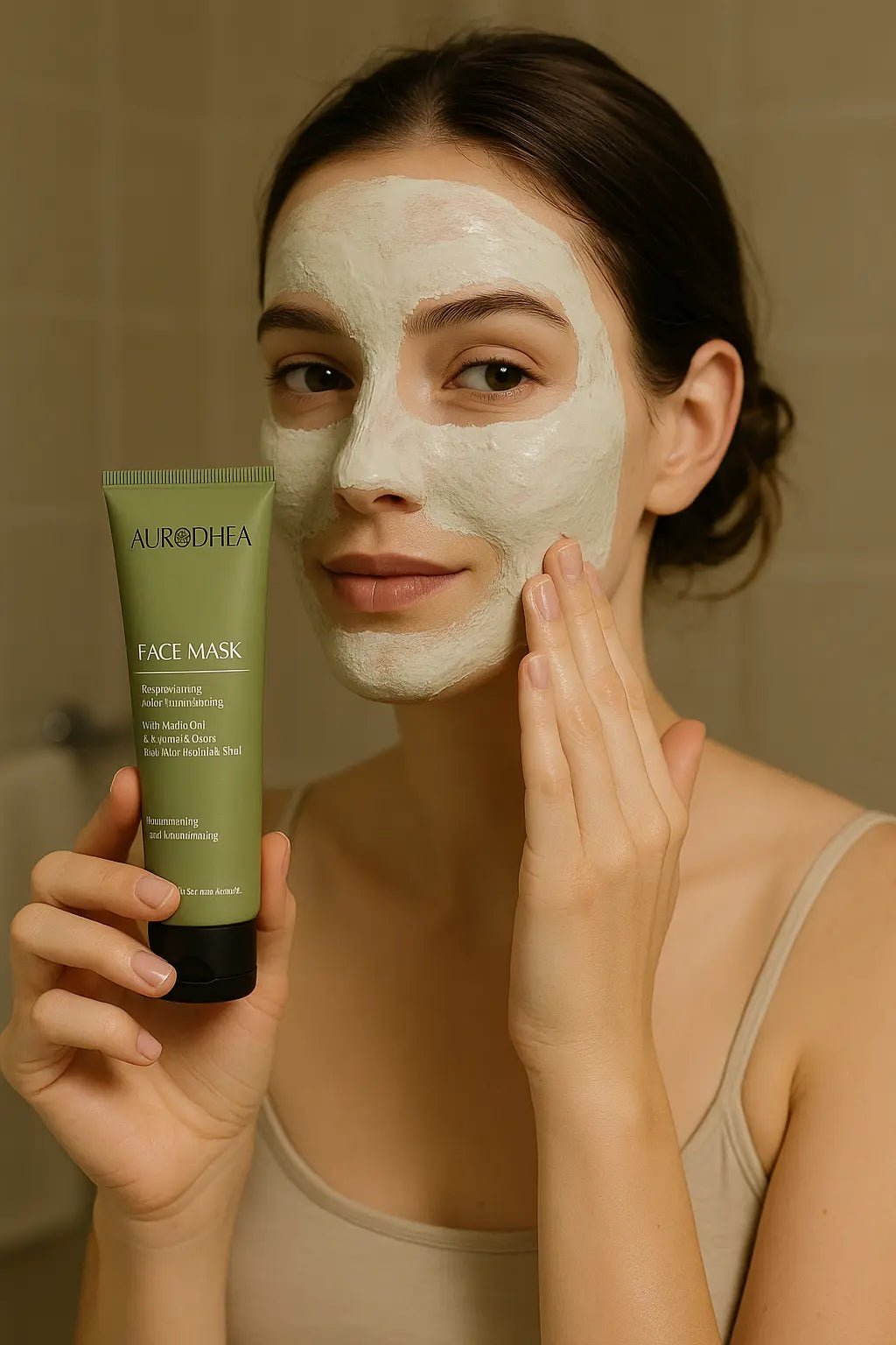 MASQUE VISAGE ILLUMINATEUR ET ECLAIRCISSANT A LA BAVE D’ESCARGOT ET VITAMINE C - 50 ML - AURA PHENIX