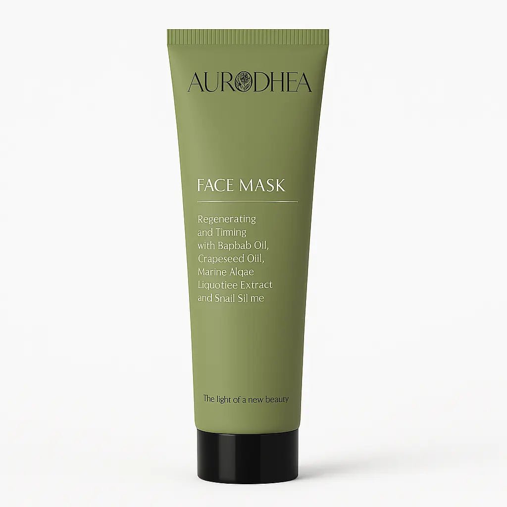 MASQUE VISAGE ILLUMINATEUR ET ECLAIRCISSANT A LA BAVE D’ESCARGOT ET VITAMINE C - 50 ML - AURA PHENIX