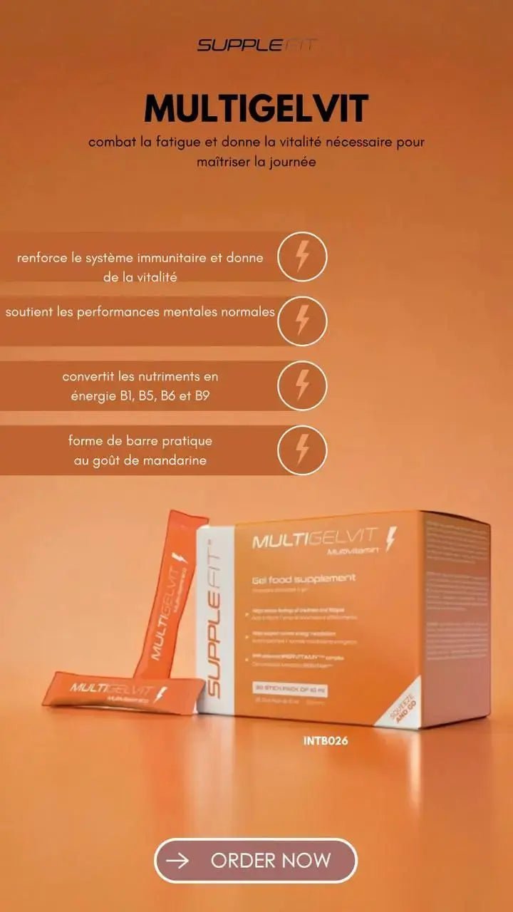 MULTIGELVIT – BOOST IMMUNITAIRE, RÉDUCTION DE LA FATIGUE & ÉNERGIE MENTALE - AURA PHENIX