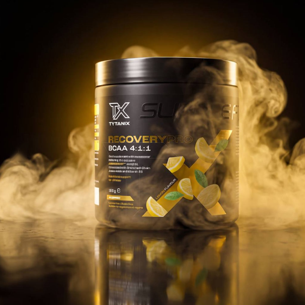 RECOVERYPRO – BCAA 4:1:1 + VITAMINE B6 QUI AIDE À RÉDUIRE LA FATIGUE · GOÛT CITRON