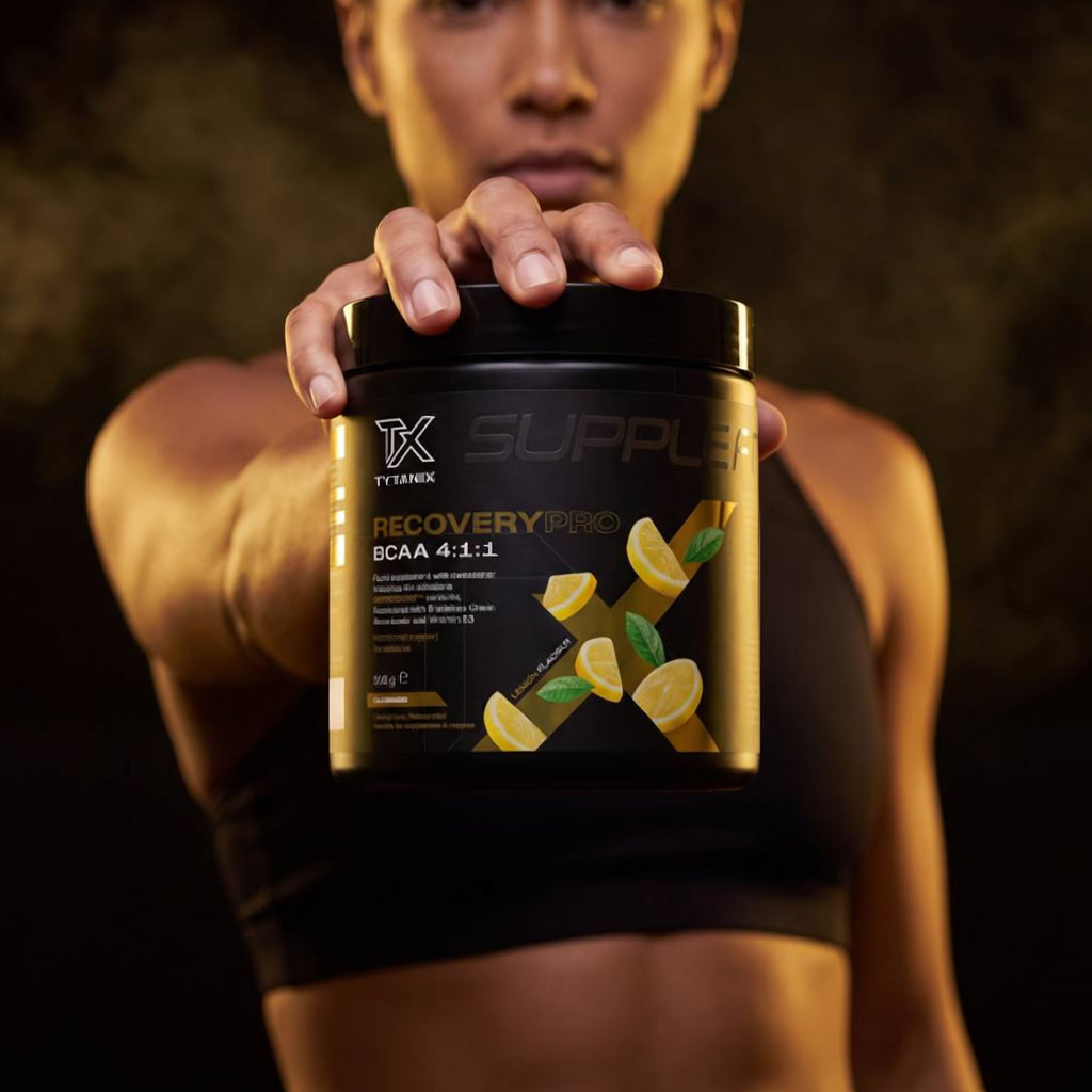 RECOVERYPRO – BCAA 4:1:1 + VITAMINE B6 QUI AIDE À RÉDUIRE LA FATIGUE · GOÛT CITRON