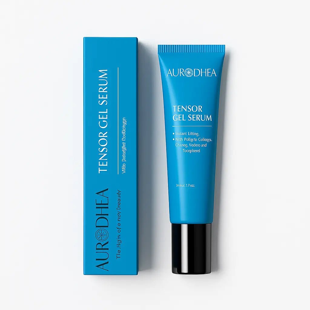 SERUM GEL TENSEUR ANTI - ÂGE – EFFET LIFTING IMMÉDIAT & RIDES LISSÉES NATURELLEMENT - AURA PHENIX