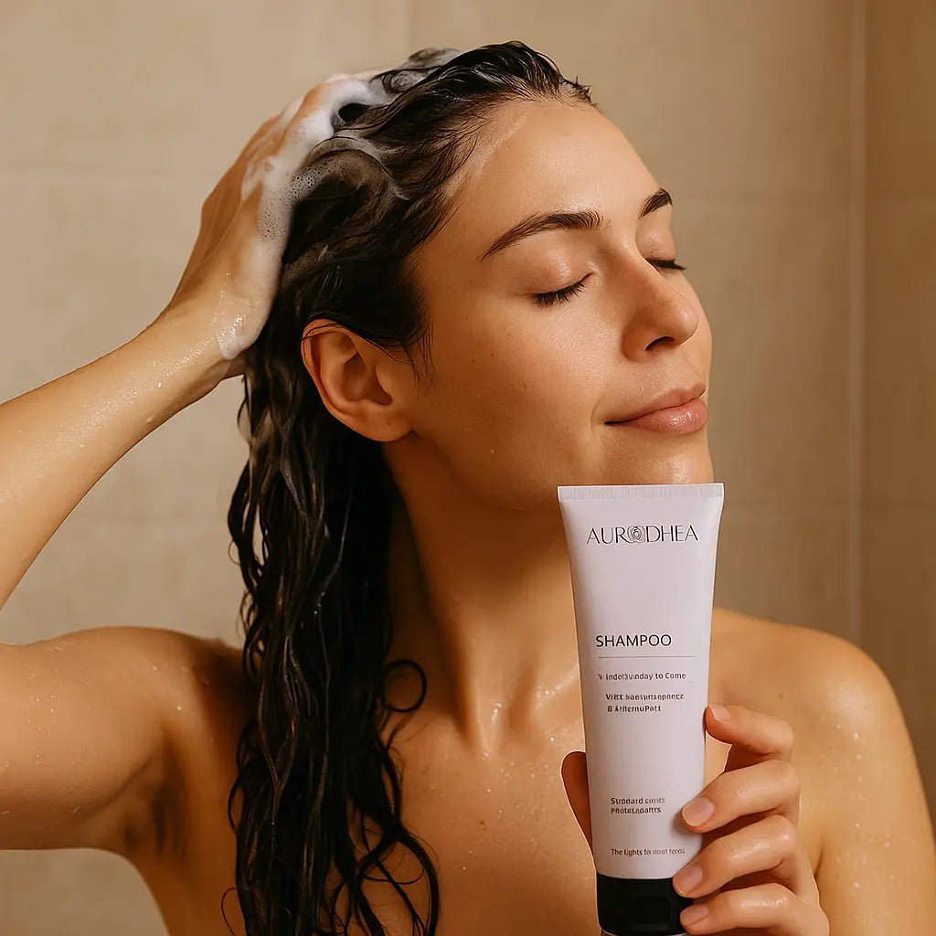 SHAMPOING AU LAIT D’ÂNESSE – DOUCEUR, NUTRITION & VOLUME POUR CUIR CHEVELU SENSIBLE - AURA PHENIX