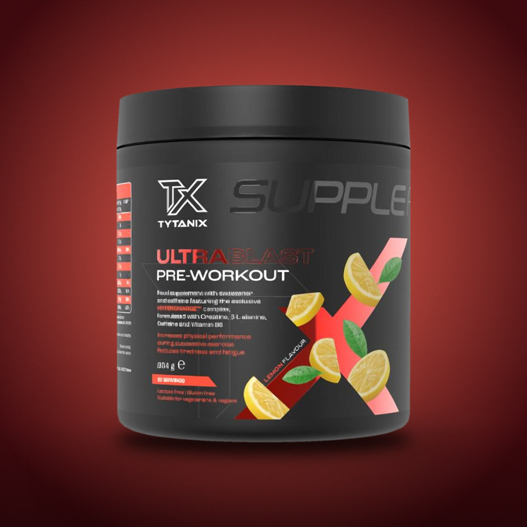 ULTRABLAST – PRE-WORKOUT TOUT-EN-UN POUR DES SÉANCES INTENSES · CRÉATINE, BÊTA-ALANINE & CAFÉINE